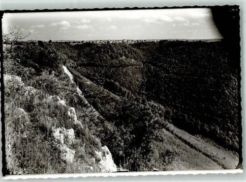 Hülben Panorama des Ortes Foto Original aus Archiv eines Ansichtskartenverlags Ort handschriftlich Ort handschriftlich