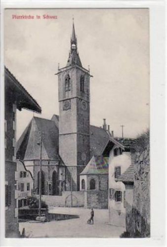 Schwaz Schwaz mit Pfarrkirche ungelaufen Top Erhaltung.