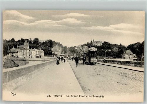 Tours Fahrrad Straßenbahn Le Grand Pont