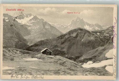 Ulmer Hütte 1914 Hüttenstempel