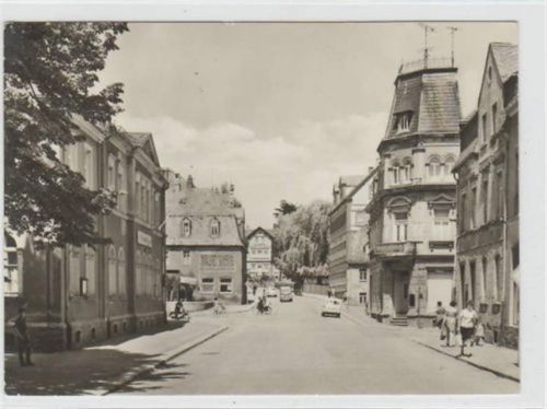 Hartha Hartha mit Leipziger Straße gelaufen von 1974. Gute Erhaltung.