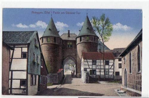 Nideggen, Eifel mit Partie am Dürener Tor ungelaufen Gute Erhaltung.