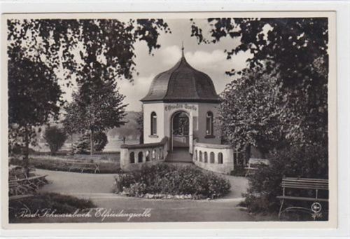 Bad Schwarzbach Bad Schwarzbach - Czerniawa-Zdrój / Kreis Lauban - Luban. Obergrenzdorf Elfriedenquelle ungelaufen Sehr gut erhalten.