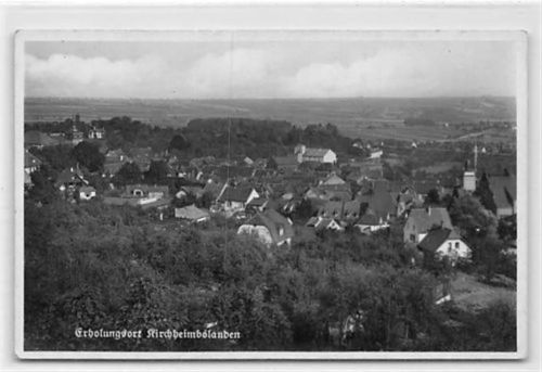 Kirchheimbolanden. ein Blick auf den Erholungsort ungelaufen Leicht fleckig, sonst gut erhalten