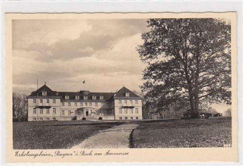 Buch am Ammersee. Erholungsheim Bayern gelaufen am 18.03.1940. Gute Erhaltung.
