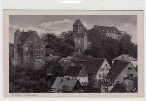 Hohnstein Hohnstein mit Schloss ungelaufen Leichter Bug oben in der Mitte, sonst gut erhalten.
