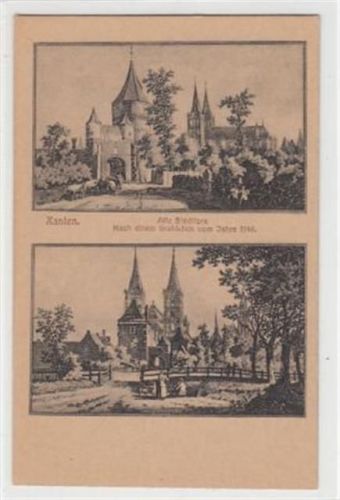 Xanten. Alte Stadttore, nach einem Stahlstich vom Jahre 1746 ungelaufen Gute Erhaltung.