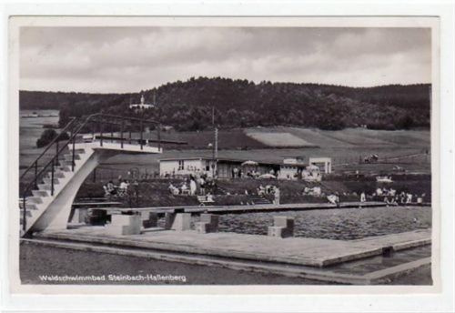 Waldschimmbad Steinbach - Hallenberg ungelaufen Gute Erhaltung.