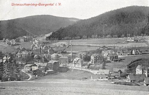 Sachsenberg-Georgenthal Untersachsenberg-Georgental im Vogtland. ungelaufen Sehr gut erhalten.