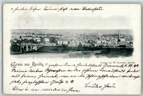 Apolda 1898 Kirche