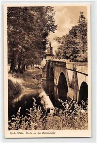 Vacha Vacha / Rhön. Partie an der Werrabrücke ungelaufen Top Erhaltung.