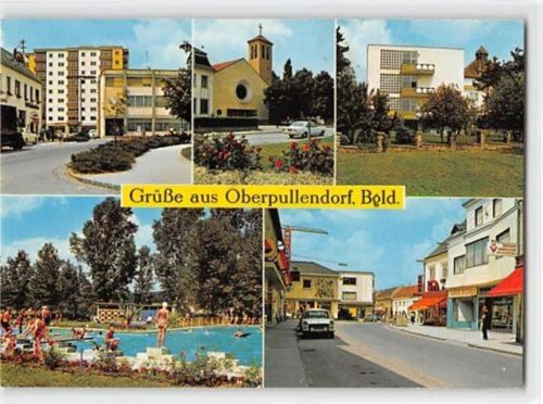 und Krankenhaus gelaufen kleiner Knick oben rechts, sonst gut erhalten