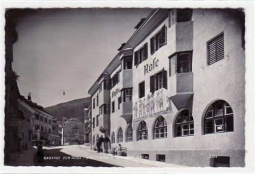 Steinach Steinach am Brenner mit Gasthof zur Rose gelaufen von 1959. Gute Erhaltung.