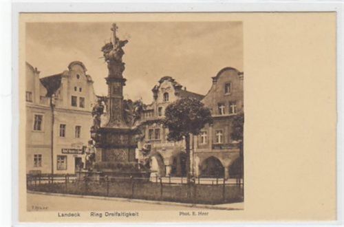 Bad Landeck Landeck - Ladek-Zdrój / Kreis Habelschwerdt - Bystrzyca Klodzka. Ring Dreifaltigkeit ungelaufen Top Erhaltung.