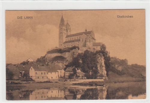 Dietkirchen an der Lahn mit Kirche ungelaufen Gute Erhaltung.