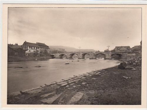 Witzenhausen Witzenhausen. Werrabrücke ungelaufen Top Erhaltung.