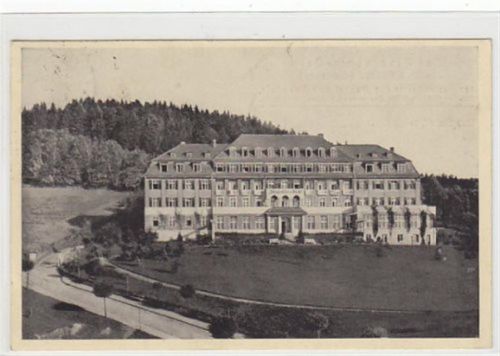 Bad Landeck Bad Landeck in Schlesien - Ladek-Zdrój / Kreis Habelschwerdt - Bystrzyca Klodzka. Hindenburg-Heim der Ferienheime für Handel und Industrie gelaufen 1923. Leichte Stempelspuren. Rückseite leicht fleckig, sonst gut erhalten