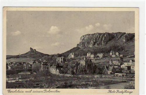 Gerolstein mit seinen Dolomiten ungelaufen kleiner Knick oben rechts, leicht fleckig, sonst gut erhalten