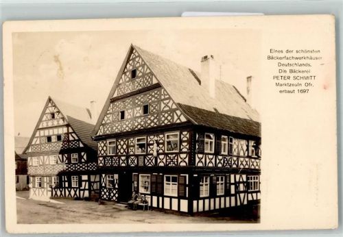 Marktzeuln Bäckerfachwerkhaus Bäckerei Peter Schmitt