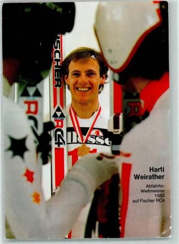 Harti Weirather keine AK Ski 1982 Gebrauchsspuren