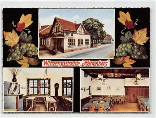 Ungstein. Winzergaststätte Herrenberg gelaufen. Gute Erhaltung.