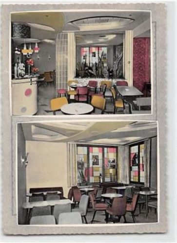 Staffelstein. Innenansichten vom Café Fritz Lämmlein ungelaufen