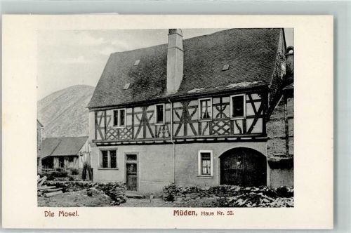 Müden Haus Nr. 52 Fachwerk Holzstapel