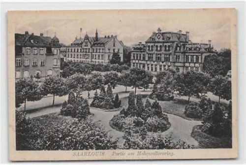 Saarlouis Saarlouis. Partie am Hohenzollernring ungelaufen Leicht fleckig, sonst gut erhalten