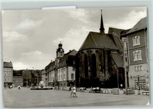 Weißenfels Karl Marx Platz Kirche Rathaus