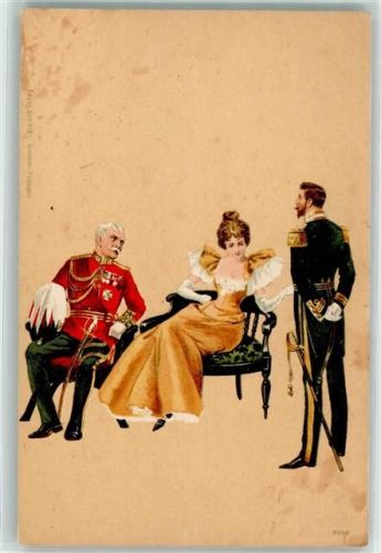 1898 Militär Kaiserreich Mode Offiziere AK
