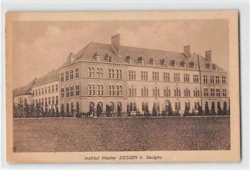 Saulgau Saulgau. Institut Kloster Siessen ungelaufen Leicht fleckig, sonst gut erhalten