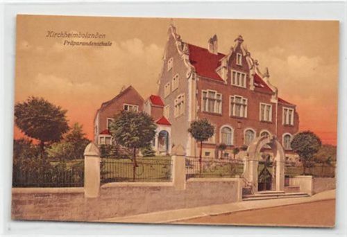 Kirchheimbolanden. Präparandenschule. Karte beschrieben Gute Erhaltung.