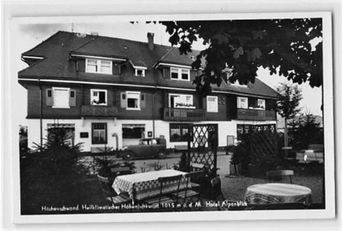 Höchenschwand. Hotel Alpenblick ungelaufen Gute Erhaltung.