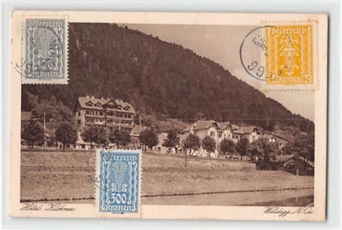 Waldegg, Niederösterreich. Hotel Kuchner gelaufen. Gute Erhaltung.