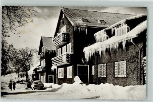 Bischofsheim Rhönhäuschen Winter fleckig