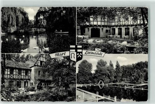Marl Freibad Ententeich Loemühle Wappen