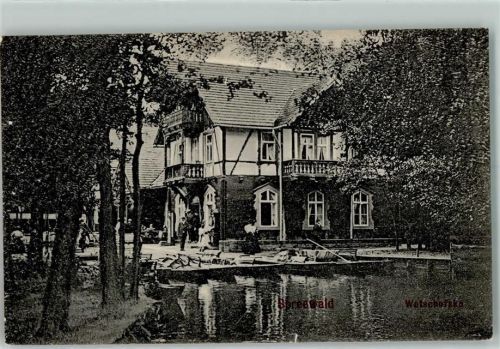 03222 O7543 Lehde b Lübbenau - Gasthaus Hotel Wotschofska Spreewald