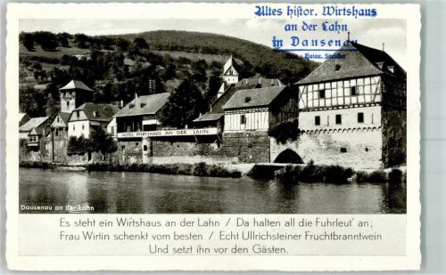 Dausenau Altes Wirtshaus an der Lahn