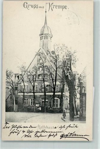 Krempe 1898 Rathaus