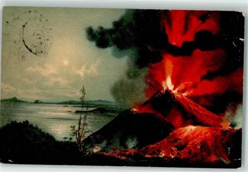 Napoli Erruzione del Vesuvio Verlag Stengel 19794 AK