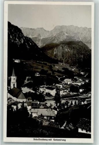 Marktschellenberg Schellenberg mit Untersberg