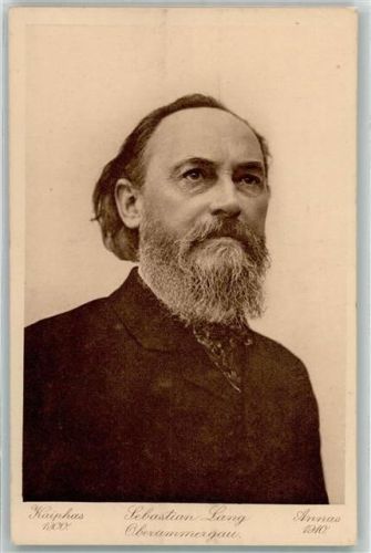 Oberammergau Sebastian Lang als Annas 1900 No.12