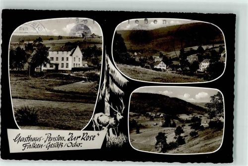 Falken-Gesäß Gasthaus-Pension Zur Rose Hirsch