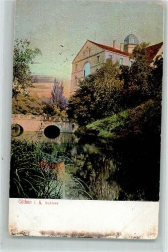 Köthen Schloß Wassergraben