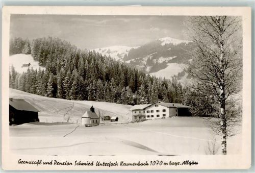 Unterjoch Grenzcafe-Pension Schmid Kapelle Winter