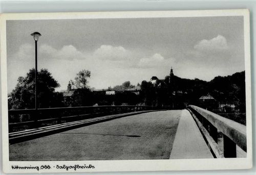 Tittmoning Blick von der Salzachbrücke
