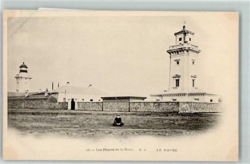 Le Havre 1905 Les Phares de la Heve AK