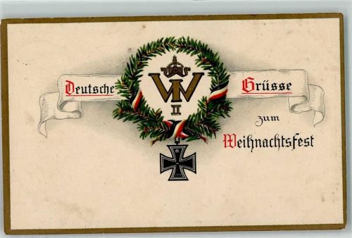 1915 Deutsche Grüsse zum Weihnachtsfest AK