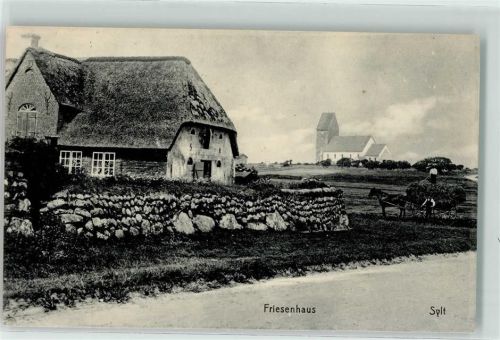 Sylt-Ost Friesenhaus Heupferdefuhrwerk