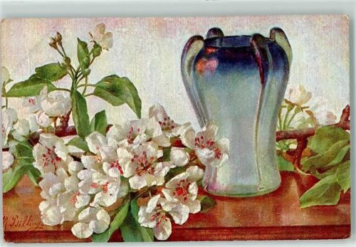 1914 Stilleben Blumenvase AK